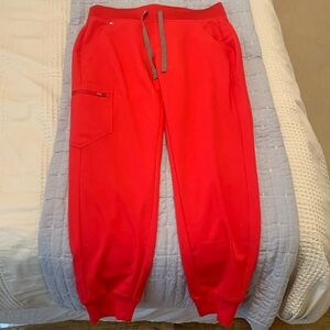 Figs Red Women's Pants